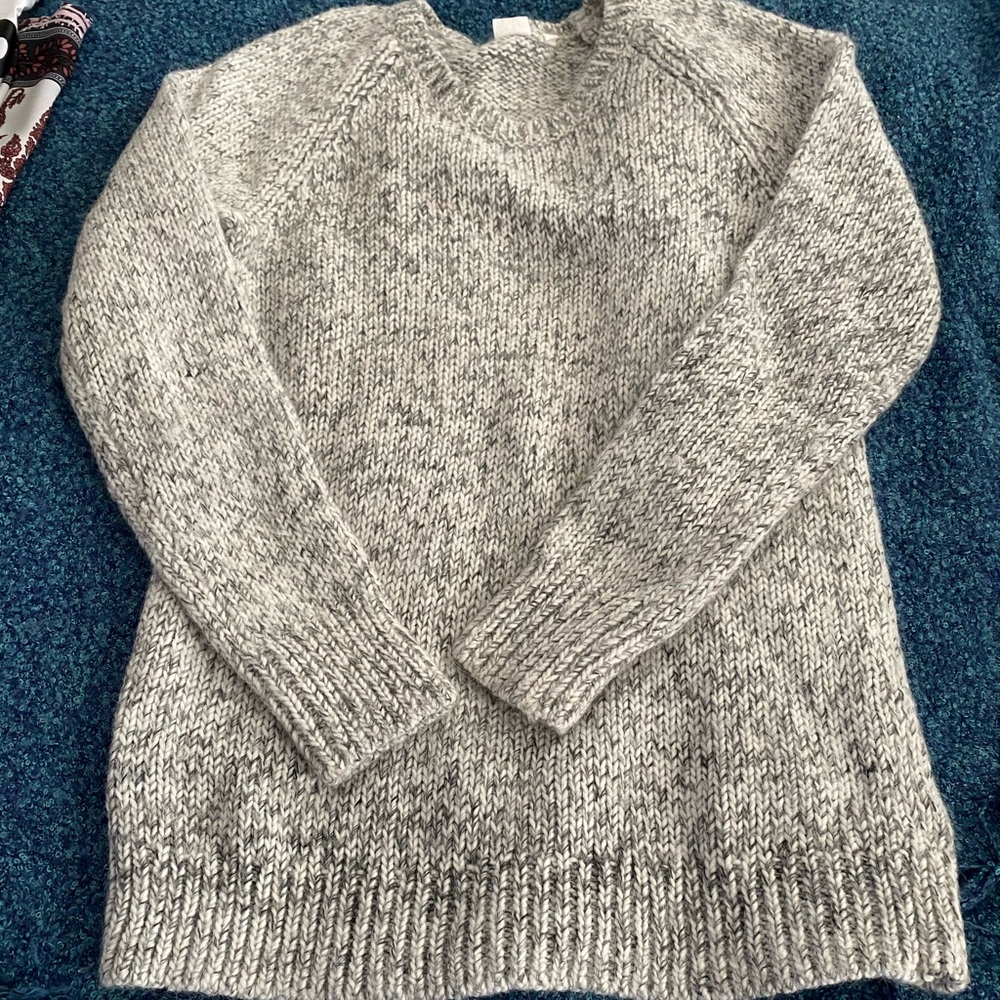 Grey & White winter sweater